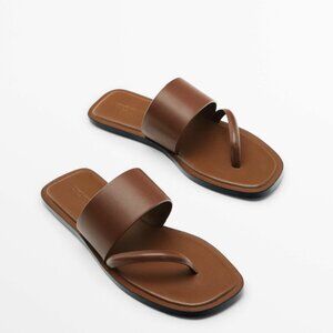 Massimo Dutti Sandals With Wide Strap